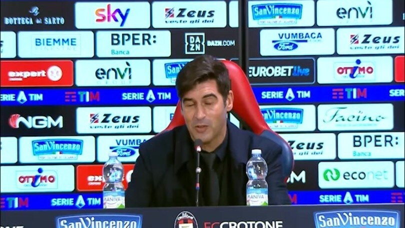 Fonseca: "Milan-Juve? Pensiamo solo a noi"