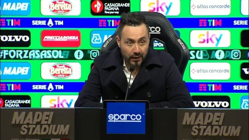 De Zerbi: "Segnali di maturazione del Sassuolo"