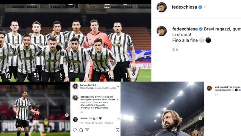Juve, Chiesa e McKennie firmano il 3-1 sul Milan: anche Pirlo si unisce alla festa sui social