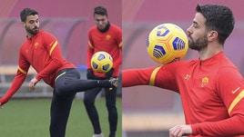 Roma, Spinazzola torna in gruppo e punta l'Inter