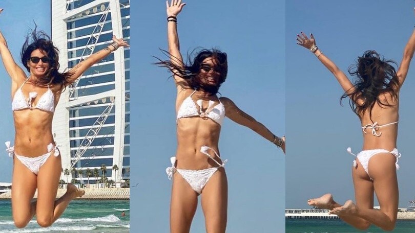 Elisabetta Gregoraci si dà alla pazza gioia: salti in cielo a Dubai!