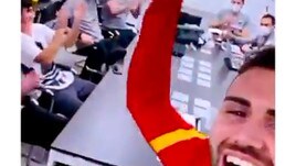 Roma pazza di Borja Mayoral: ecco il coro cantato dallo staff giallorosso