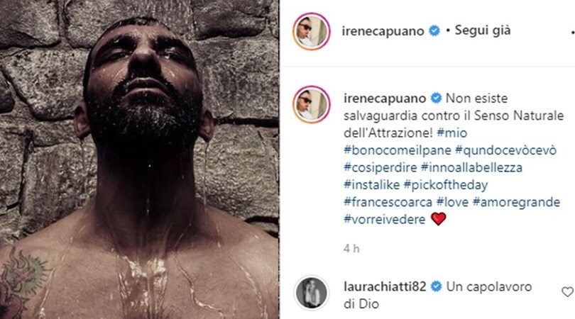 Laura Chiatti commenta l'ex fidanzato Francesco Arca! La risposta della moglie...