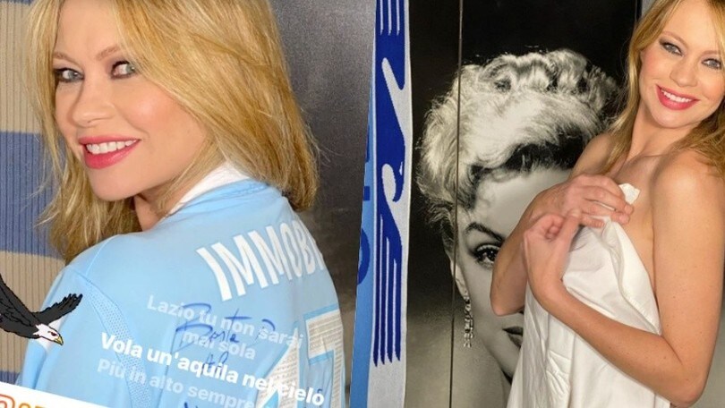 Lazio, gli auguri speciali di Anna Falchi