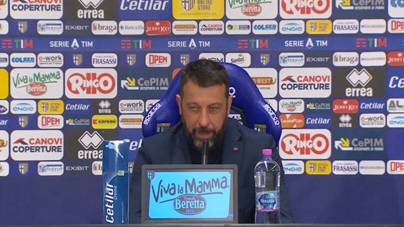 D'Aversa: "Diventa dura recuperare contro la Lazio"
