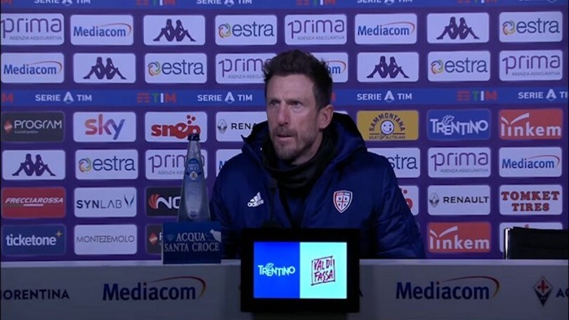 Cagliari, Di Francesco resta al buio in sala stampa...