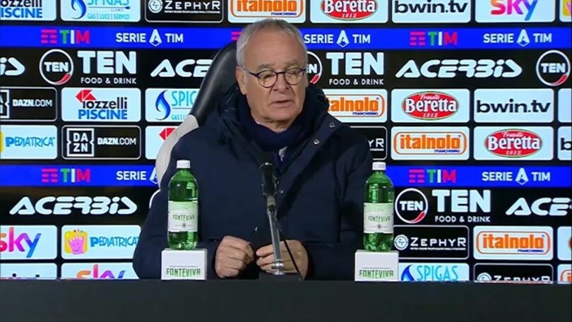 Ranieri: Rigore? Non mi è sembrata una grande spinta"