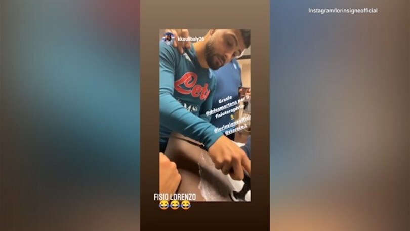 Napoli, Insigne fisioterapista per Koulibaly
