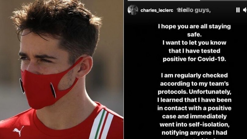 F1 Ferrari: Charles Leclerc è positivo al Coronavirus