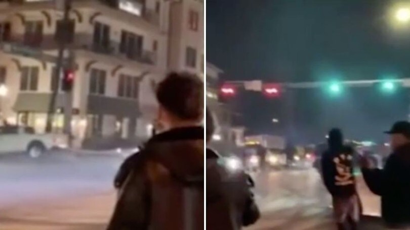 Vuole fare drifting col pick-up, colpisce il palo della luce! VIDEO