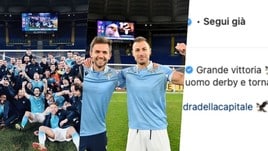 Lazio, festa social: tutte le esultanze dei giocatori