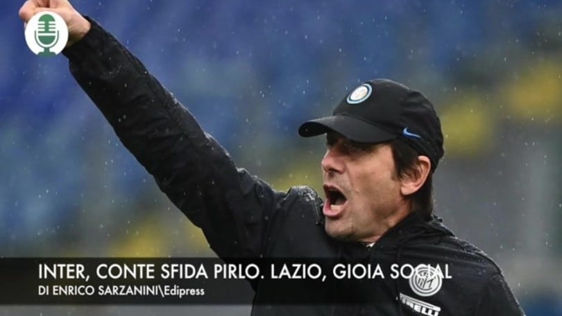 Inter, Conte sfida la Juventus. Lazio, gioia social