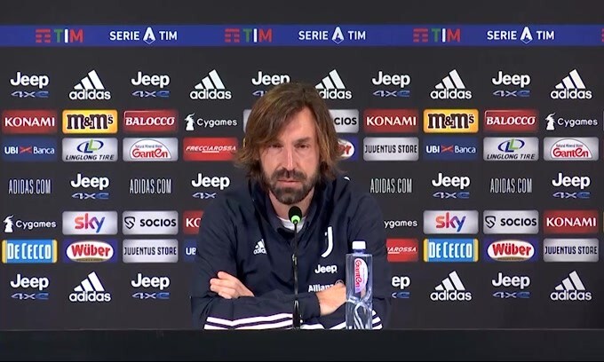 Pirlo: "Non si gioca mai per il pareggio"