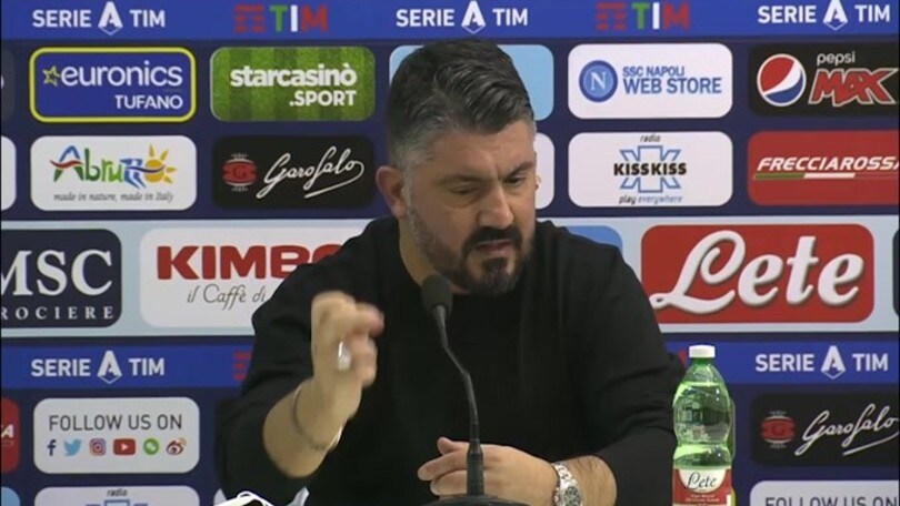 Gattuso: "Con la Juve non partiamo battuti"