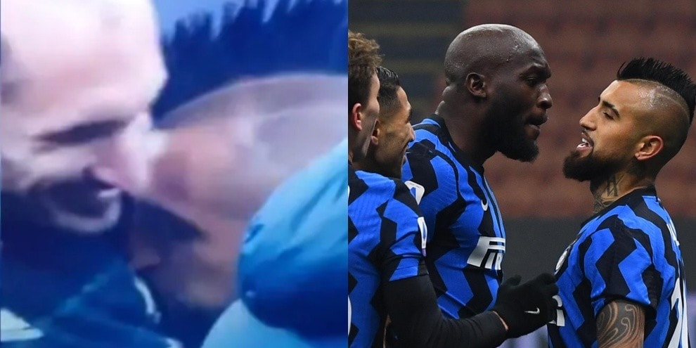 Inter, Vidal e il bacio allo stemma della Juve: "Era per Chiellini, un fratello"