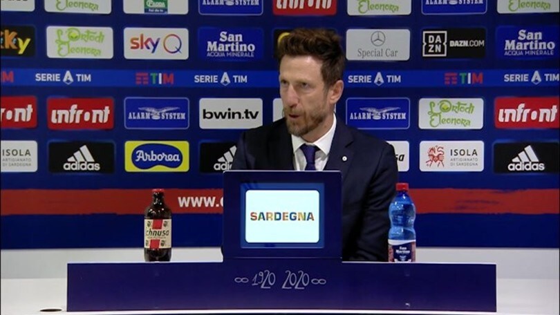 Di Francesco: "Arbitraggio non all'altezza"