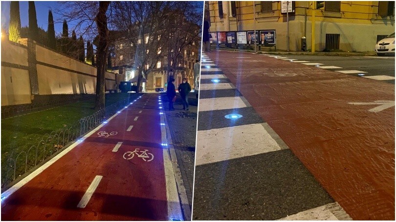 Le ciclabili di Roma si illuminano: nuovi impianti a LED per aumentare la sicurezza
