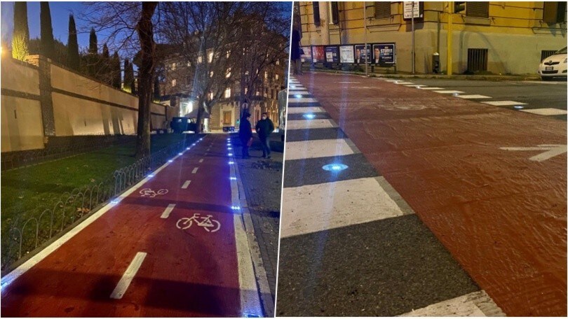 Le ciclabili di Roma si illuminano: nuovi impianti a LED per aumentare la sicurezza