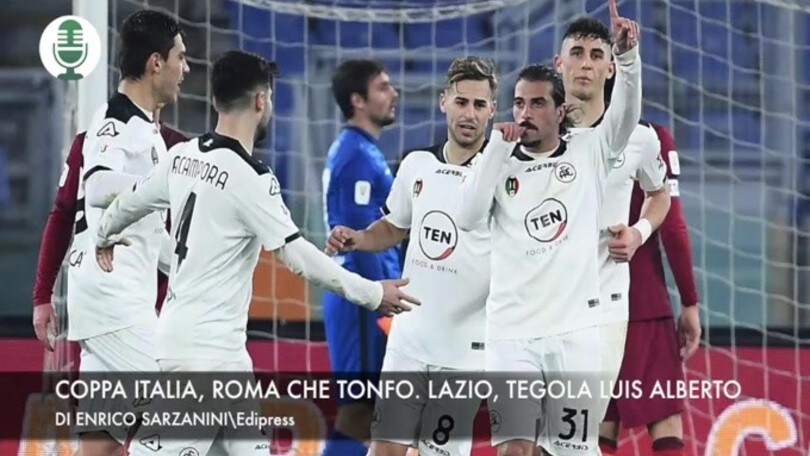 Coppa Italia, tonfo della Roma. Lazio, tegola Luis Alberto