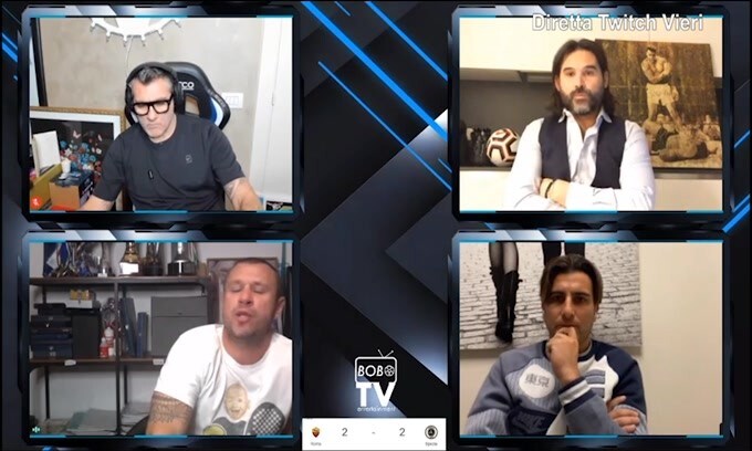 Cassano sulla Roma: "Con le grandi viene presa a pallonate"