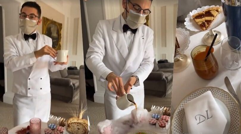 Diletta Leotta, che sorpresa in hotel: "Buona colazione chérie..."