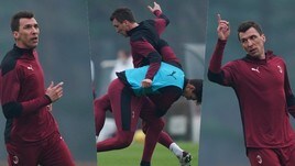 Milan, subito Mandzukic: che guerriero in allenamento!