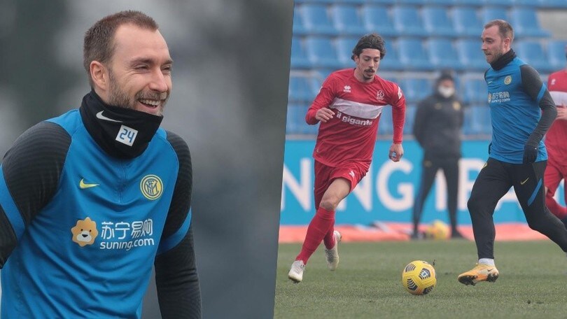 Inter, Eriksen ritrova il sorriso: doppietta nel 4-0 alla Pro Sesto