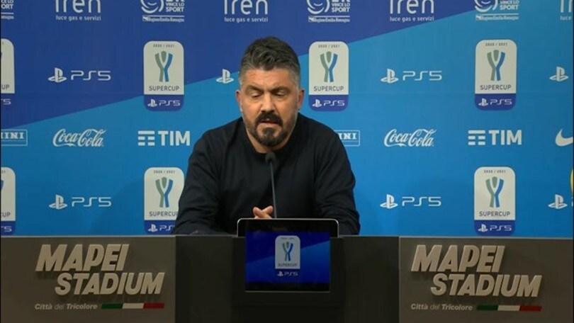 Gattuso: "La Juve ai punti ha fatto qualcosa in più"