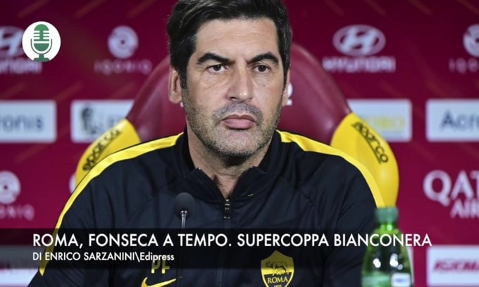 Roma, Fonseca a tempo. Supercoppa bianconera