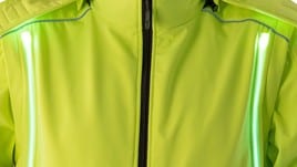Rossini FlashUp Hi Vis, la nuova giacca con LED integrati