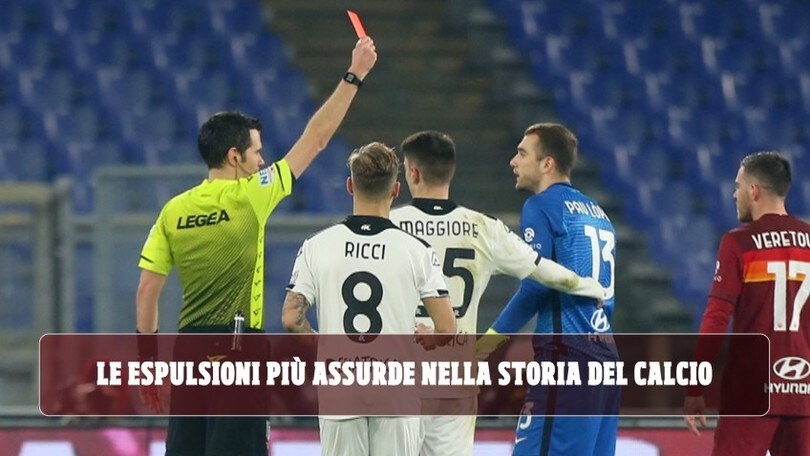 Le espulsioni più assurde nella storia del calcio