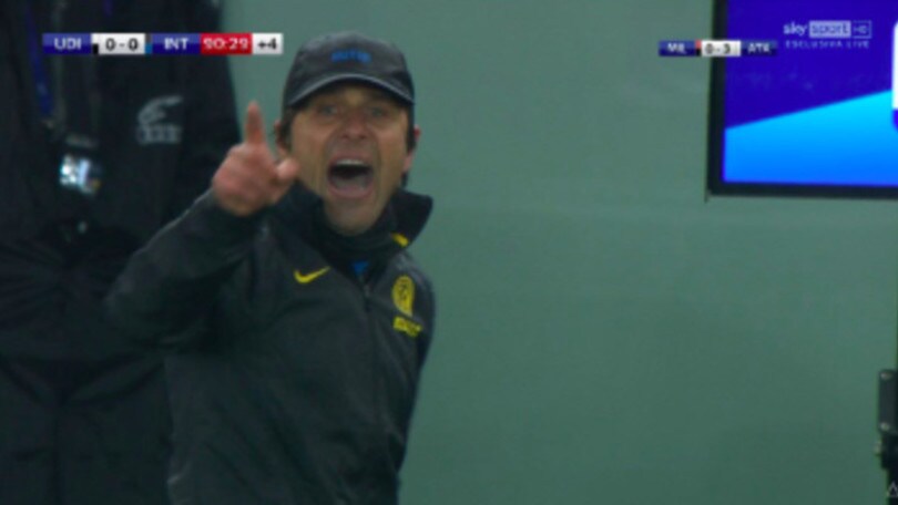 Conte e Oriali espulsi e furiosi con l’arbitro: in tv si sente tutto