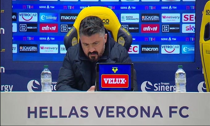 Gattuso: "Alla prima difficoltà andiamo in sofferenza"