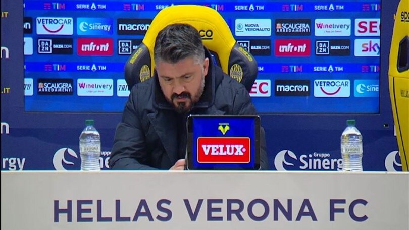 Gattuso: "Alla prima difficoltà andiamo in sofferenza"