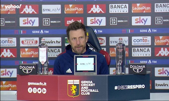 Di Francesco: "Non meritavamo la sconfitta"