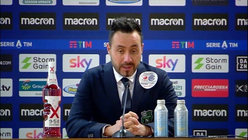 De Zerbi: "La Lazio sta bene ed è forte"