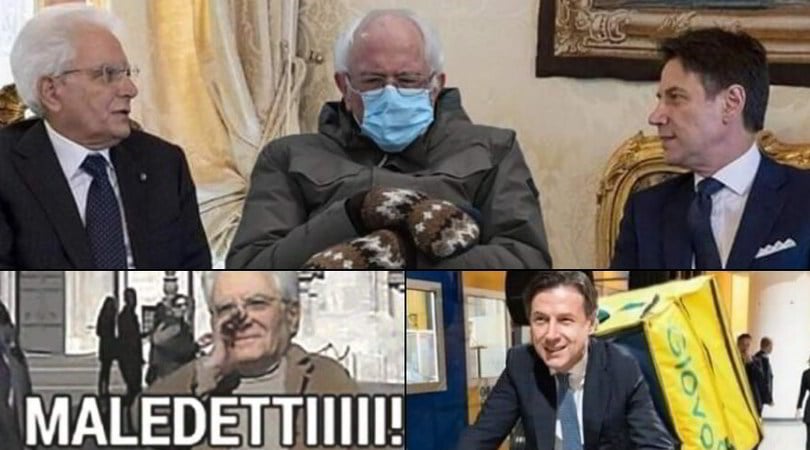 Dimissioni Conte: le reazioni social tutte da ridere