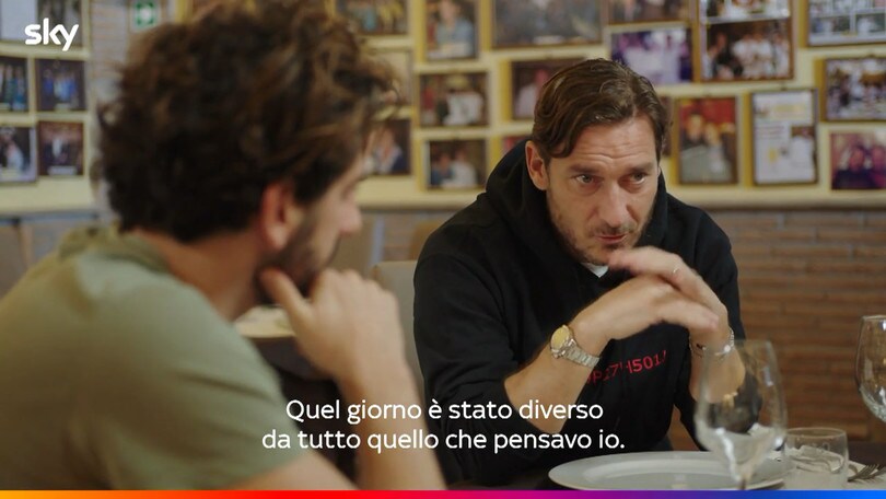 Totti e la serie Sky: “Il mio addio? Più bello di come avevo immaginato”