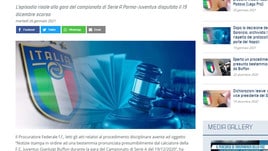 Juve, Buffon deferito per espressione blasfema