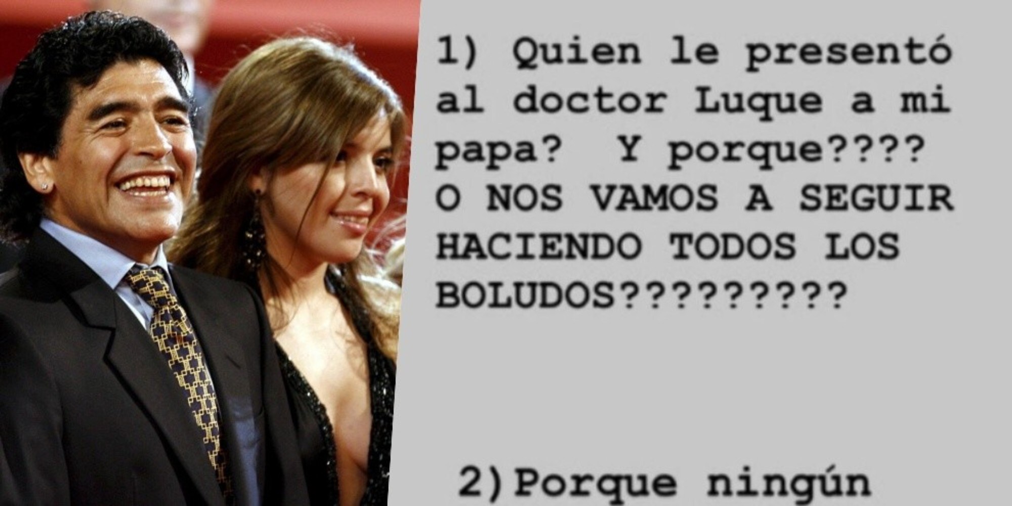 Maradona, Dalma furiosa: "Chi presentò Luque a mio padre?"