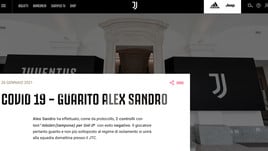 Juve, Alex Sandro guarito dal coronavirus