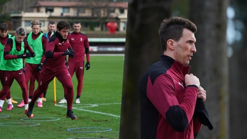 Milan subito in campo dopo il ko nel derby. C'è Mandzukic