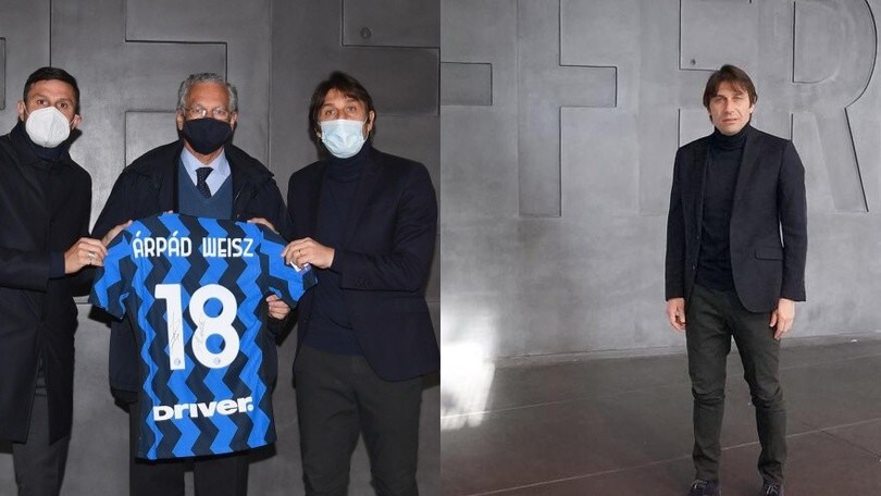 Inter, Conte e Zanetti al Memoriale della Shoah