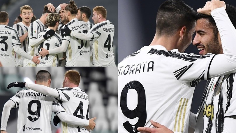 Morata-Frabotta-Kulusevski-Chiesa: poker Juve alla Spal. Ora l'Inter
