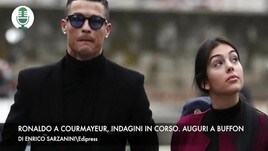 Ronaldo a Courmayeur, indagini in corso. Auguri a Gigi Buffon