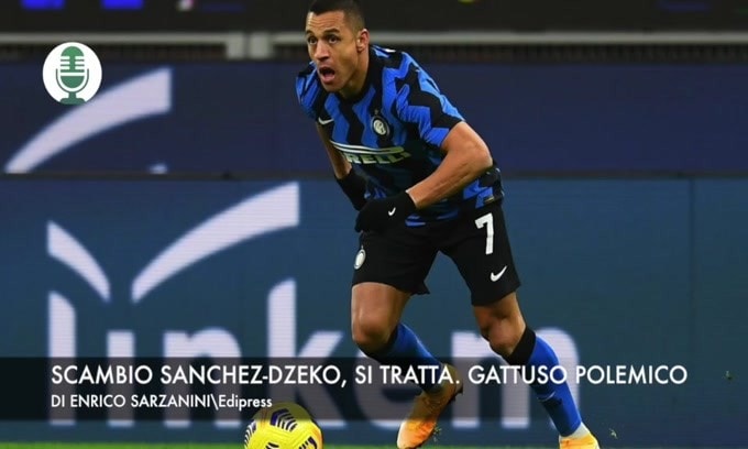 Scambio Sanchez-Dzeko, si può fare. Gattuso polemico: “Non mi dimetto”