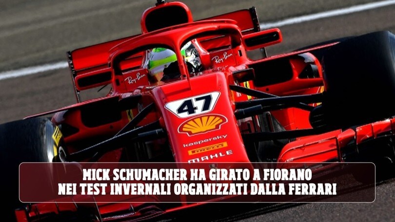 Ferrari, Mick Schumacher protagonista a Fiorano