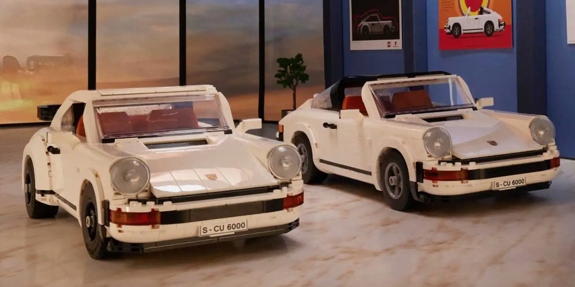 Porsche, modellino Lego per 911 Turbo e 911 Targa