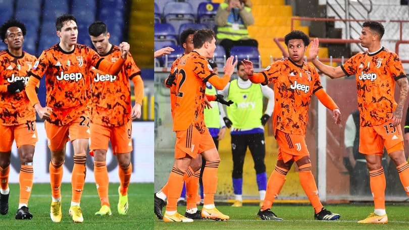 Apre Chiesa, chiude Ramsey: la Juve vince in casa della Samp