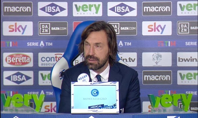 Pirlo: "Attaccante dal mercato? Abbiamo fuori Dybala..."